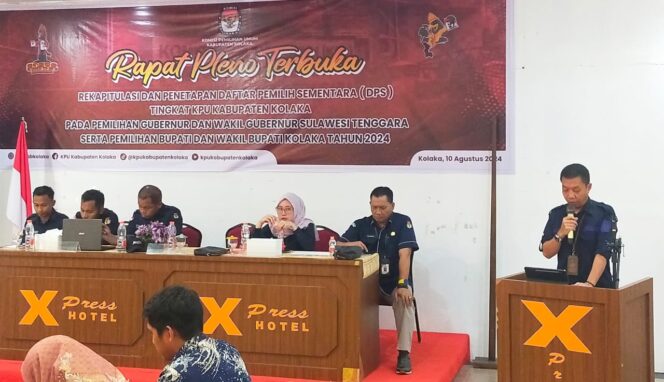 
 Jumlah DPS Pilkada di Kolaka Mencapai 172.986 Orang, Ini Rinciannya