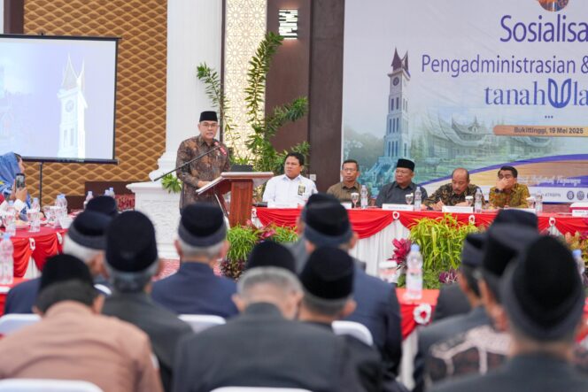 
 Sosialisasi di Kota Bukittinggi, Wamen ATR/Waka BPN: Sertipikat Tanah Ulayat Adalah Hak Masyarakat Hukum Adat