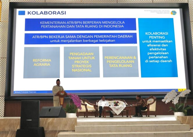 
 Menteri Nusron Bicara Soal Pertanahan dan Tata Ruang di Orientasi Kepemimpinan Kepala Daerah Gelombang II: Kolaborasi dengan Pemda Mutlak