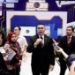 Wamen ATR/Waka BPN, Ossy Dermawan meninjau langsung booth Kementerian ATR/BPN pada hari pertama International Conference on Infrastructure 2025, di Jakarta International Convention Center (JICC), Rabu (11/06/2025)