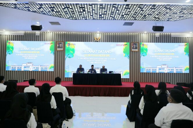 
 Pembekalan CPNS Kementerian ATR/BPN TA 2024, Kepala BPSDM Tegaskan Pentingnya Amanat Pelayanan Publik