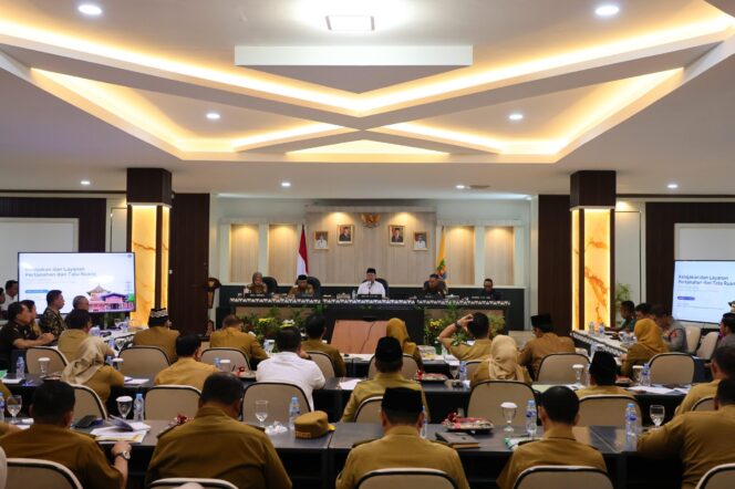
 Rakor Bersama Kepala Daerah se-Lampung, Menteri Nusron Dorong Pemda Bebaskan BPHTB bagi Warga Kurang Mampu