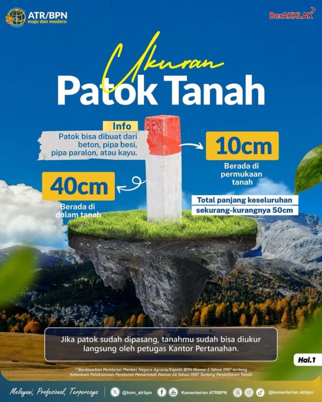 
 Masyarakat Diminta Pasang Patok Tanah Secara Mandiri, Ini Penjelasan Kantor Pertanahan Kolaka
