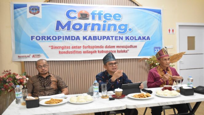 
 Coffee Morning Bupati Kolaka Tekankan Sinergitas dan Stabilitas Daerah