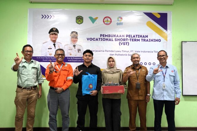 
 Pelatihan Vokasi Dorong Daya Saing Tenaga Kerja Lokal: PT Vale, Pemda Luwu Timur, dan Poliwako Kolaborasi Wujudkan Asta Cita