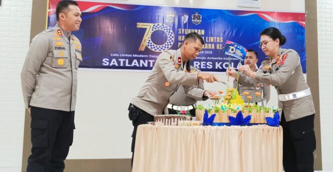 
 Syukuran Hari Lalu Lintas Bhayangkara ke-70, Kapolres Kolaka : Fokus Utama Menurunkan Angka Lakalantas