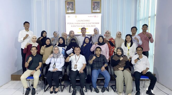
 Kantor Pertanahan Kabupaten Kolaka Ikuti Launching Peralihan Hak Elektronik