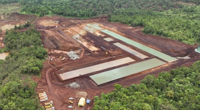 
 Sedimen Pond PT Vale