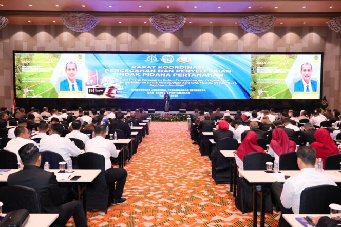 
 Kementerian ATR/BPN Gelar Rakor Pencegahan dan Penyelesaian Tindak Pidana Pertanahan, Wamen Hukum: Sinergitas dan Kolaborasi Suatu Keniscayaan