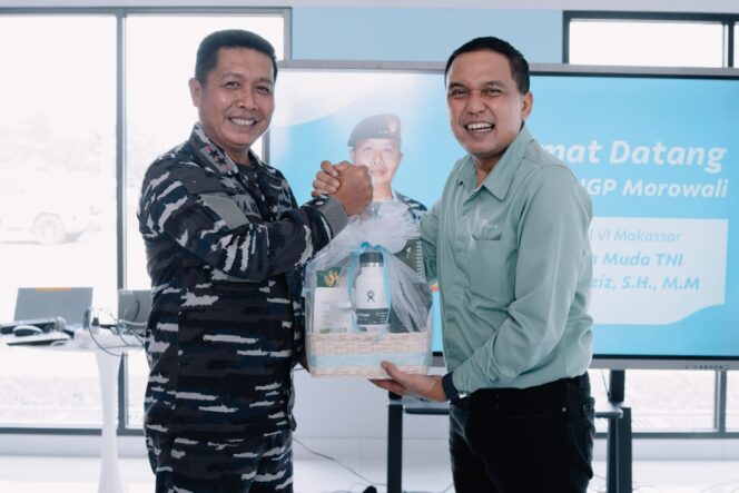 
 Perkuat Sinergi Industri dan Pertahanan Laut untuk Keberlanjutan: Dankodaeral VI Makassar Kunjungi PT Vale IGP Morowali