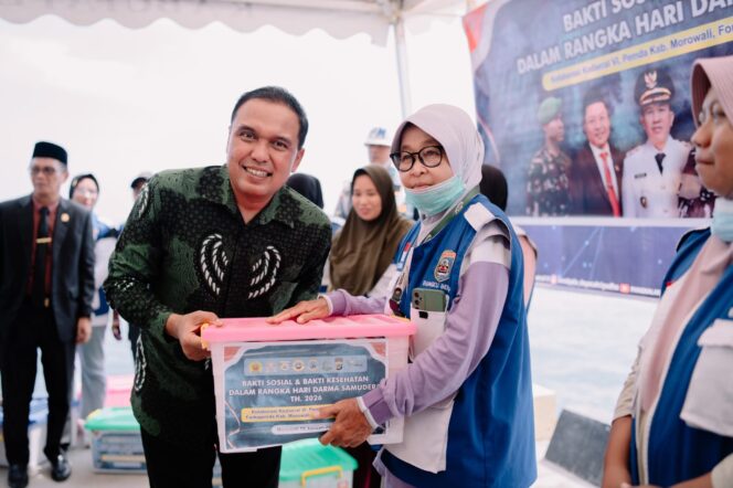 
 Sinergi Lintas Sektor: PT Vale  Berpartisipasi dalam Peringatan Hari Dharma Samudera di Morowali