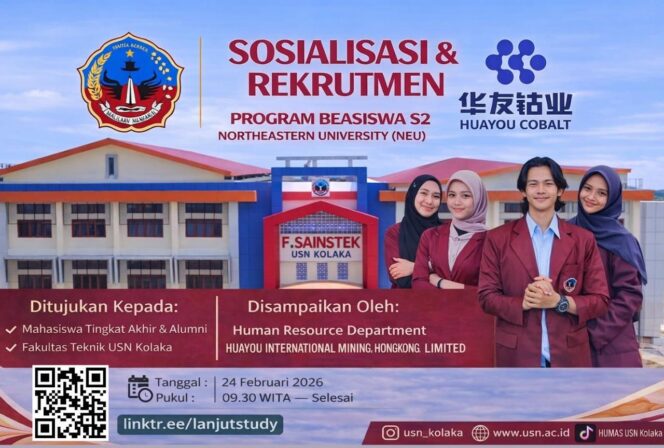 
 Sosialisasi & Rekrutmen Program Beasiswa S2 Northeastern University