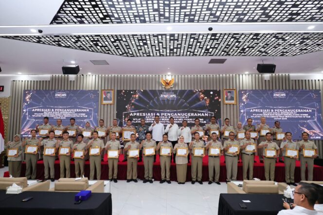 
 Komitmen Perbaikan Layanan, Satker Kementerian ATR/BPN Meraih 1 Predikat WBBM dan 31 Predikat WTAB