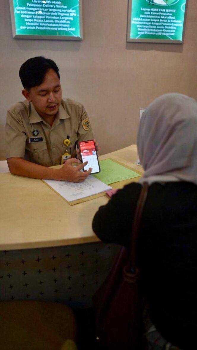 
 Mudik Lebih Tenang, Pantau Proses Pemberkasan di Kantah Hanya dari Genggaman Tangan