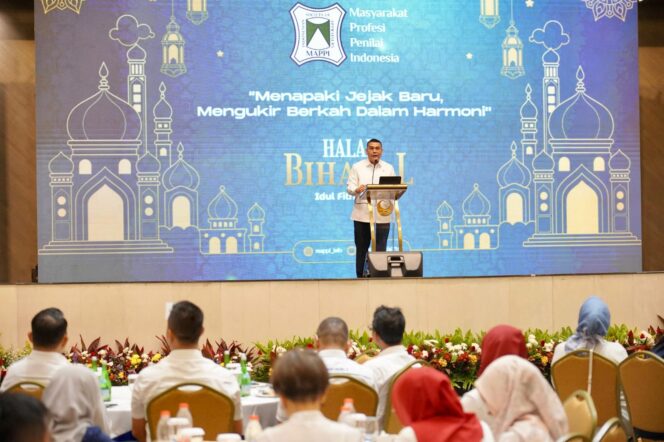 
 Hadiri Halalbihalal MAPPI, Wamen Ossy Ingatkan Pentingnya Nilai Integritas dalam Profesi Penilai