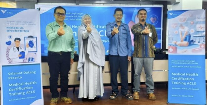 
 Nyawa Ditentukan Menit, PT Vale Perkuat Respons Tenaga Medis Darurat Jantung