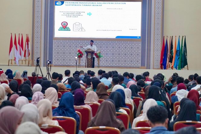 
 Berikan Kuliah Umum di UIN Datokarama Palu, Menteri Nusron Bangun Kesadaran Mahasiswa tentang Nilai Ekonomi Tanah