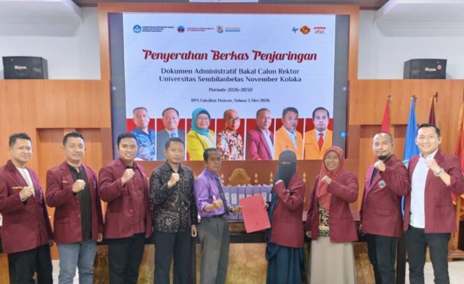 
 Verifikasi Rampung, Panitia Serahkan Berkas Bakal Calon Rektor ke Senat USN Kolaka
