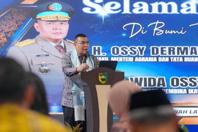 
 Wamen Ossy Ajak Pemkab Menguatkan GTRA untuk Selesaikan Masalah Pertanahan di Tanah Laut