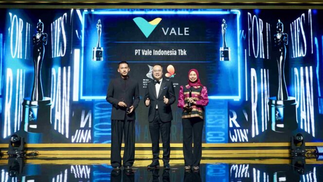 
 PT Vale Raih Dua Penghargaan HR Asia, Tegaskan Budaya Kerja Berpusat pada Manusia
