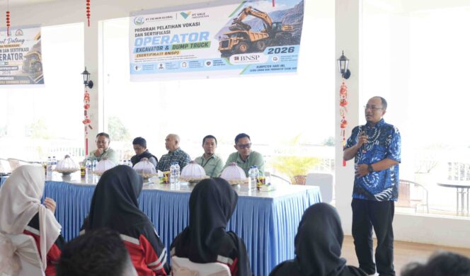 
 PT Vale Gelar Pelatihan Vokasi Operator Alat Berat, Dorong Tenaga Kerja Lokal yang Terampil dan Tersertifikasi