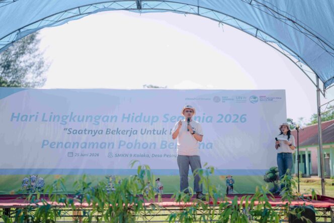 
 Peringati HLH 2026, PT Vale Indonesia IGP Pomalaa Tanam Puluhan Pohon Bersama Stakeholder di SMKN 9 Kolaka