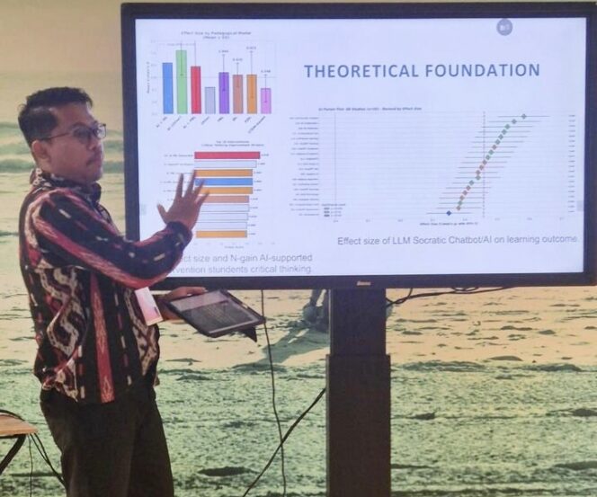 
 Menjaga Peran Guru di Era AI, Riset Dosen USN Kolaka Dipresentasikan di Amsterdam