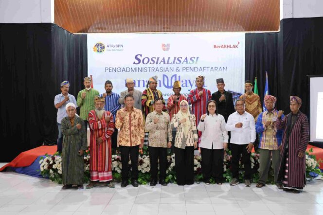 
 Sosialisasi Pengadministrasian dan Pendaftaran Tanah Ulayat, Bekali Masyarakat Hukum Adat Buton Selatan Soal Tahapan Sertipikasi