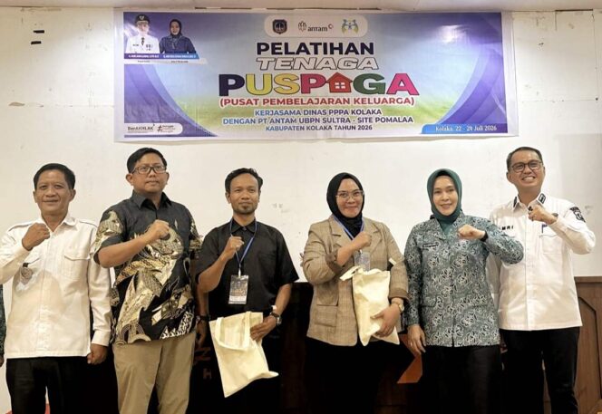 
 Kolaborasi ANTAM dan Pemda Kolaka, Perkuat SDM Masyarakat Lewat Pelatihan PUSPAGA