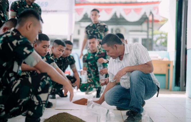 
 Dari Barak Militer, Ikhtiar PT Vale Gandeng Yonif 869 Taawu Membangun Ketahanan Pangan di Kolaka