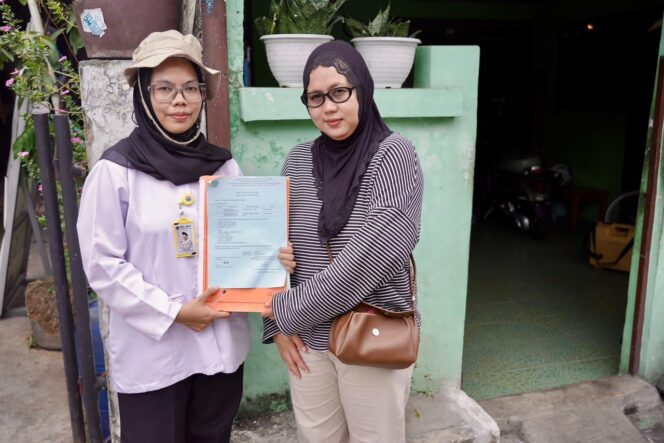 
 Bayar SPS Sabtu, Selasa Sudah Diukur, Masyarakat Rasakan Kemudahan Layanan Pengukuran Terjadwal