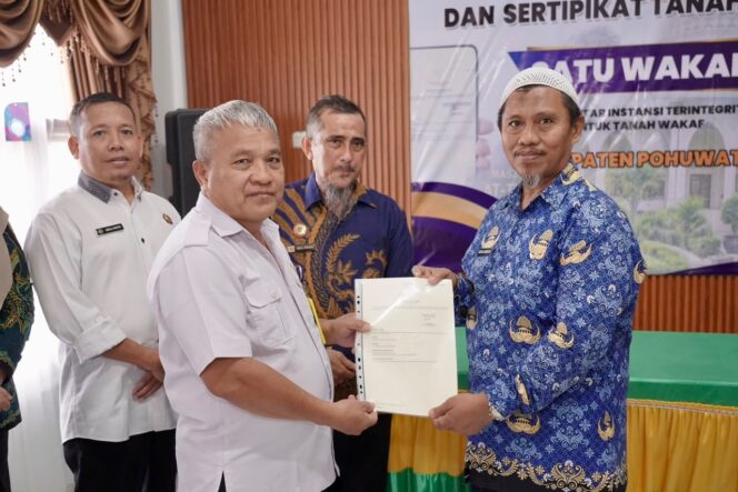 
 Legalitas Tanah Jadi Pijakan, Lembaga Pendidikan Keagamaan di Pohuwato Kini Bisa Kembangan Prasarana Lebih Optimal