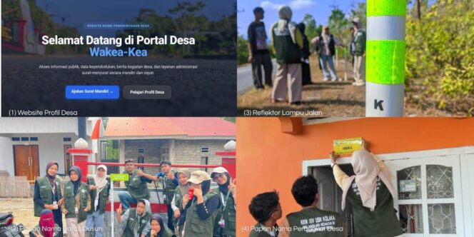 
 Usai KKN, Mahasiswa USN Kolaka Tinggalkan Jejak Digital di Wakea Kea