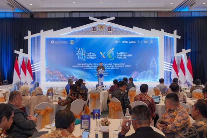 
 Bicara dalam Banten Investment Forum 2026, Wamen ATR/Waka BPN: Kepastian Pertanahan dan Tata Ruang Jadi Fondasi Investasi